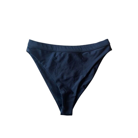 DixPerfect High-Cut Black Bikini Bottoms | Size XL | NWT Swimsuit Separates - Picture 1 of 2